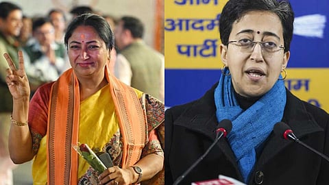 രേഖ ഗുപ്ത, അതിഷി മർലേന