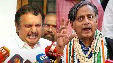 'ഇവിടെ നമ്മളെപ്പോലുള്ള ചെറിയ ആൾക്കാരുണ്ട്'; തരൂരിന് സംഭാവന നല്കാന് കഴിയുക ദേശീയ രാഷ്ട്രീയത്തിലെന്ന് കെ. മുരളീധരന്