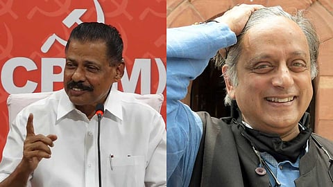 എം.വി. ഗോവിന്ദൻ, ശശി തരൂർ