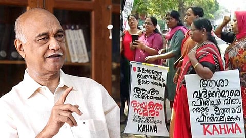 ആശാ വർക്കർമാർക്ക് ഭീഷണി സന്ദേശവുമായി CITU; സമരത്തെ വീണ്ടും അധിക്ഷേപിച്ച് എളമരം കരീം