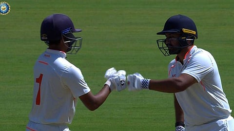 ഒന്നൊന്നര സെഞ്ചുറിയുമായി ഡാനിഷ്-കരുണ് സഖ്യം; കേരളത്തിനെതിരെ നിലയുറപ്പിച്ച് വിദര്ഭ