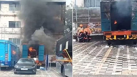 ഇന്ദ്രന്സ് നായകനാകുന്ന ആശാന് സിനിമയുടെ ലൊക്കേഷനില് തീപിടുത്തം; വാഹനവും ആര്ട്ട് വസ്തുക്കളും കത്തി നശിച്ചു