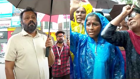 മഴയിലും സമരവീര്യം കെടാതെ ആശാ വർക്കേഴ്സ്; 'കേന്ദ്ര ആരോഗ്യ മന്ത്രിയെ വിഷയമറിയിക്കും'; റെയിൻ കോട്ടുകളും കുടകളും നൽകി സുരേഷ് ഗോപി