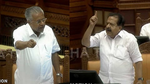 ലഹരി മാഫിയയെ കുറിച്ചുള്ള അടിയന്തര പ്രമേയ ചർച്ച; നിയമസഭയിൽ വാക്ക്പോരുമായി മുഖ്യമന്ത്രിയും ചെന്നിത്തലയും