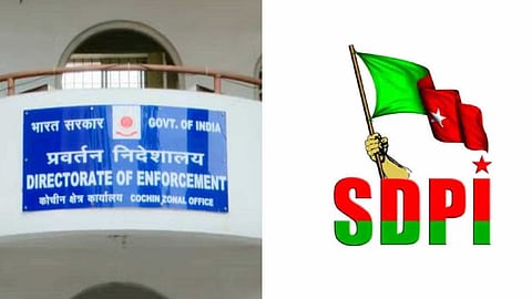 രാജ്യവിരുദ്ധ തീവ്രവാദ പ്രവർത്തനങ്ങൾക്കുള്ള പോപ്പുലർ ഫ്രണ്ട് ഫണ്ടിങ് SDPIക്ക് ലഭിച്ചതായി ഇഡി