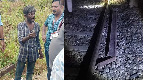 തൃശൂരില് റെയില്വേ ട്രാക്കിനോട് ചേര്ന്ന് കണ്ട റെയിലിന്റെ കഷണം, പിന്നിൽ മോഷണശ്രമം; തമിഴ്നാട് സ്വദേശി പിടിയില്