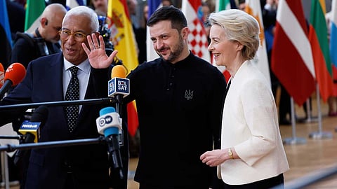 'ഞങ്ങള് ഒറ്റയ്ക്കല്ല, അത് ഞങ്ങള് അനുഭവിച്ചറിയുന്നു'; യൂറോപ്യന് നേതാക്കളുടെ പിന്തുണയ്ക്ക് നന്ദിയറിച്ച് സെലന്സ്കി