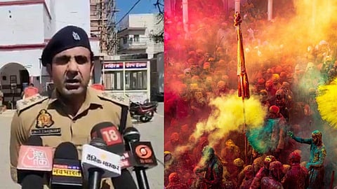 "ജുമുഅ നിസ്കാരം വർഷത്തിൽ 52 തവണ, ഹോളി നടക്കുക ഒരിക്കൽ മാത്രം, നിറങ്ങളിൽ അസ്വസ്ഥതയുള്ള മുസ്ലീങ്ങൾ വീട്ടിലിരിക്കുക"; വിചിത്ര നിർദേശവുമായി യുപി പൊലീസ്