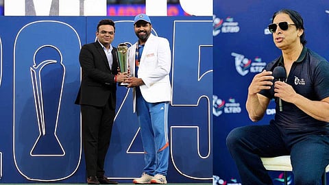 CHAMPIONS TROPHY 2025| ആതിഥേയരായിട്ടും ട്രോഫി നല്കുമ്പോള് ഒരു പ്രതിനിധിയെ പോലും കണ്ടില്ല; ചോദ്യവുമായി ഷുഹൈബ് അക്തര്