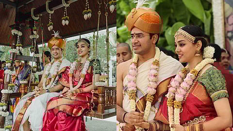 'പൂക്കളും ഡ്രൈഫ്രൂട്ട്സും പാരിതോഷികമായി നല്കരുതേ'; വിവാഹസത്കാരത്തില് അഭ്യര്ത്ഥനയുമായി ബിജെപി എംപി