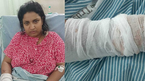 എറണാകുളത്ത് വീട്ടമ്മയ്ക്ക് നേരെ മുഖം മൂടി സംഘത്തിൻ്റെ ആക്രമണം നടന്നതായി പരാതി; പിന്നിൽ സാമൂഹ്യ വിരുദ്ധരെന്ന് കുടുംബം