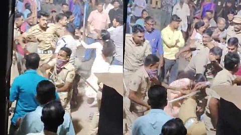 കൊല്ലം മങ്ങാട് ക്ഷേത്രോത്സവത്തിനിടെ പൊലീസ് അതിക്രമമെന്ന് പരാതി; ലാത്തിച്ചാർജിൽ
സ്ത്രീകൾക്കും പരിക്ക്