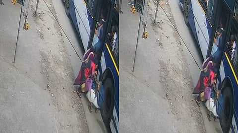 ഇറങ്ങുന്നതിനു മുൻപ് KSRTC ബസ് മുന്നോട്ടെടുത്തു; തിരുവനന്തപുരത്ത് വയോധികയ്ക്ക് വലതുകാൽ നഷ്ടപ്പെട്ടു