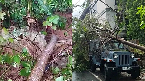 കനത്ത മഴ; സംസ്ഥാനത്ത് വിവിധയിടങ്ങളിലായി വൻ നാശനഷ്ടങ്ങൾ