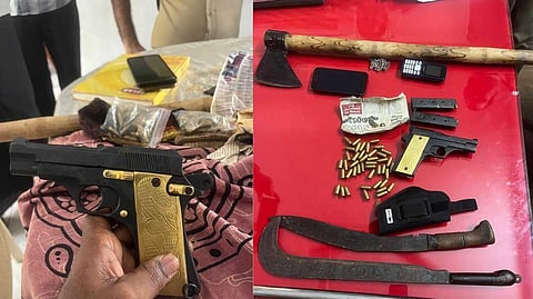 വിദേശ നിര്മിത പിസ്റ്റളും വെടിയുണ്ടകളും; ആലപ്പുഴയില് ക്രിമിനല് കേസ് പ്രതിയുടെ വീട്ടില് നിന്ന് വന് ആയുധ ശേഖരം പിടികൂടി