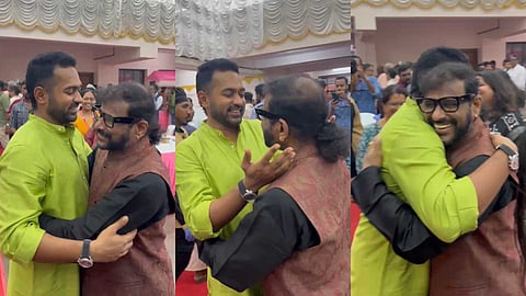 വിവാദങ്ങൾ അവസാനിപ്പിച്ച് കെട്ടിപ്പിടുത്തം; മുഖ്യമന്ത്രി നടത്തിയ ഇഫ്താർ വിരുന്നിൽ
സ്നേഹചുംബനം നൽകി ആസിഫ് അലിയും രമേശ് നാരായണും