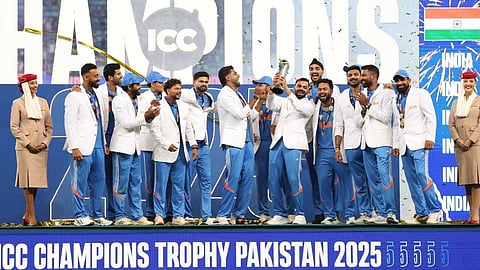 ചാംപ്യന്സ് ട്രോഫിയിലെ മിന്നും പ്രകടനം; ടീം ഇന്ത്യക്ക് 58 കോടി പാരിതോഷികം പ്രഖ്യാപിച്ച് BCCI
