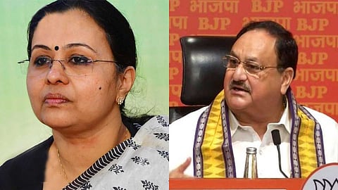 വീണാ ജോർജ്, ജെ.പി. നഡ്ഡ