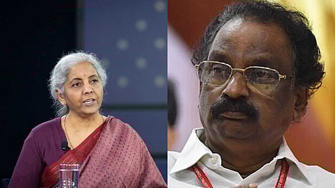 നിർമലാ സീതാരാമന്, എ.കെ. ബാലൻ