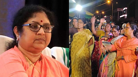 'നട്ടെല്ലുള്ളതുകൊണ്ടാണ് 41 ദിവസമായി ആശമാർ സമരം ചെയ്യുന്നത്'; ആർ. ബിന്ദുവിന് മറുപടിയുമായി സമരസമിതി വൈസ് പ്രസിഡന്റ്