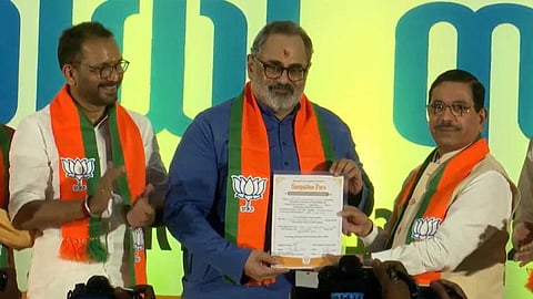 രാജീവ് ചന്ദ്രശേഖര് ബിജെപി സംസ്ഥാന അധ്യക്ഷന്; ഔദ്യോഗികമായി പ്രഖ്യാപിച്ച് പ്രള്ഹാദ് ജോഷി