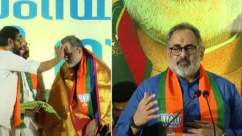 'NDAയെ അധികാരത്തിലെത്തിക്കുക, അതാണ് ദൗത്യം'; നോക്കുകൂലിയുള്ള കേരളമല്ല വേണ്ടതെന്ന് BJP സംസ്ഥാന അധ്യക്ഷന് രാജീവ് ചന്ദ്രശേഖർ