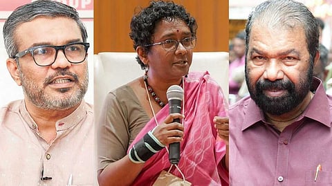 നിറത്തെ അടിസ്ഥാനമാക്കിയുള്ള വിവേചനത്തിന് സ്ഥാനമില്ല; ശാരദ മുരളീധരന് ഐക്യദാര്ഢ്യവുമായി എം.ബി. രാജേഷും വി. ശിവന്കുട്ടിയും