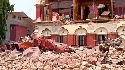മ്യാന്മാറിലെ ഭൂകമ്പത്തില് മരണ സംഖ്യ 150 കടന്നു; തകര്ന്ന കെട്ടിടങ്ങള്ക്കടിയില് കുടുങ്ങിക്കിടക്കുന്നത് നിരവധി പേര്