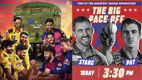IPL 2025 DC VS SRH, RR VS CSK| ഐപിഎല്ലില് ഇന്ന് തീപാറും പോരാട്ടം