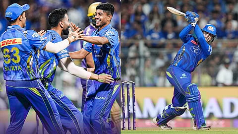 അരങ്ങേറ്റത്തിൽ താരമായി അശ്വനി കുമാർ; കൊൽക്കത്തയെ 8 വിക്കറ്റിന് തകർത്ത് മുംബൈ ഇന്ത്യൻസ്