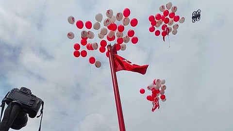 ചെങ്കടലായി മധുര; സിപിഐഎം 24-ാം പാർട്ടി കോൺഗ്രസിന് കൊടി ഉയർന്നു