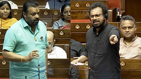 വഖഫ് നിയമ ഭേദഗതി ബില്: രാജ്യസഭയില് 'മലയാളി' പോര്; കൊമ്പുകോർത്ത് ജോൺ ബ്രിട്ടാസും സുരേഷ് ഗോപിയും