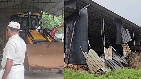 അനധികൃതമായി അറവുമാലിന്യം സൂക്ഷിച്ചു, ദ്രവമാലിന്യം തോട്ടിൽ തള്ളി; കാട്ടിപ്പാറയിൽ കെട്ടിടം പൊളിച്ച് നീക്കാൻ നടപടി ആരംഭിച്ചു