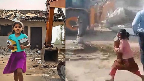 കഷ്ടപ്പാടെല്ലാം മാറാൻ ഐഎഎസുകാരിയാകണം! ബുൾഡോസർ വെച്ച് കുടിൽ പൊളിക്കുമ്പോഴും പുസ്തകം എടുത്ത് ഓടിയ രണ്ടാം ക്ലാസുകാരി