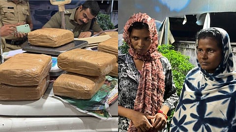 കാലടിയിൽ KSRTC ബസിൽ കടത്തിയ 7 കിലോ കഞ്ചാവ് പിടികൂടി; ഒഡിഷ സ്വദേശികളായ രണ്ട് യുവതികൾ പിടിയിൽ