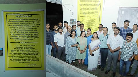 വയനാട് പുനരധിവാസം: എൽസ്റ്റൺ എസ്റ്റേറ്റ് സർക്കാർ ഏറ്റെടുത്ത് ബോർഡ് സ്ഥാപിച്ചു