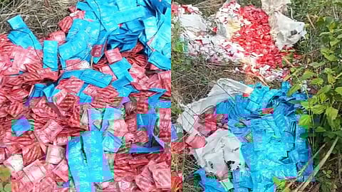 മട്ടന്നൂരിൽ പതിനായിരത്തോളം ഗർഭനിരോധന ഉറകൾ ഉപേക്ഷിച്ച നിലയിൽ; കണ്ടെത്തിയത് സ്വകാര്യ വ്യക്തിയുടെ പറമ്പിൽ