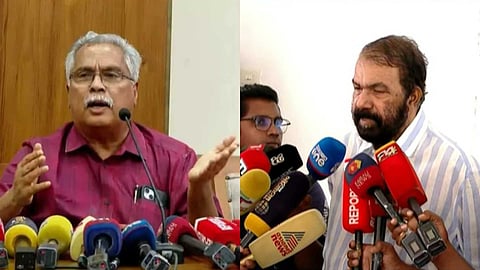 മാസപ്പടിക്കേസിൽ ബിനോയ് വിശ്വം ഉത്കണ്ഠപ്പെടേണ്ട, കേസ് രാഷ്ട്രീയ ദുഷ്ടലാക്കോടെ: ശിവന്കുട്ടി