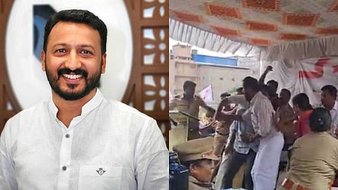 'വഴി തടസമുണ്ടാക്കി, പൊലീസ് ഉദ്യോഗസ്ഥരുടെ ജോലി തടസപ്പെടുത്തി'; കോൺഗ്രസ് മാർച്ചിന് പിന്നാലെ രാഹുൽ മാങ്കൂട്ടത്തിലിനെതിരെ കേസ്