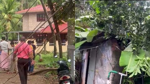 തൃശൂർ കുന്നംകുളത്ത് മിന്നൽ ചുഴലി; പ്രദേശത്ത് വന് നാശനഷ്ടം