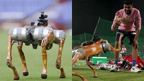 VIDEO | റോബോട്ടിക് ഡോഗിനെ കണ്ട് ഞെട്ടി പാണ്ഡ്യയും അക്സറും; കമൻ്റേറ്റർ ഡാനി മോറിസണേയും ഓടിത്തോൽപ്പിച്ചു