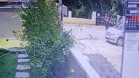 എൻകൗണ്ടറിൻ്റെ സിസിടിവി ദൃശ്യം