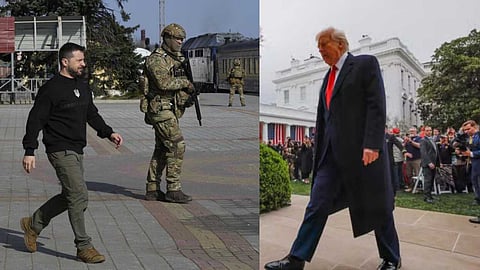 വരൂ, പുടിന്റെ ചെയ്തികള് കാണൂ...; യുക്രെയ്ന് സന്ദർശിക്കാന് ട്രംപിനെ ക്ഷണിച്ച് സെലന്സ്കി