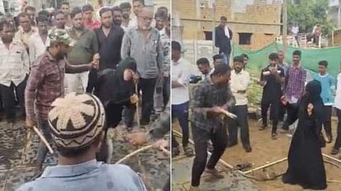 ഭർത്താവ് പള്ളിയിൽ പരാതി പറഞ്ഞു; ഭാര്യക്ക് നേരെ അക്രമം അഴിച്ചുവിട്ട് ആറംഗസംഘം, ദൃശ്യം സമൂഹമാധ്യമങ്ങളിൽ പ്രചരിച്ചതിന് പിന്നാലെ അറസ്റ്റ്