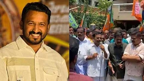 രാഹുൽ മാങ്കൂട്ടത്തിലിന് നേരെ വധഭീഷണി, കാലുകുത്താൻ അനുവദിക്കില്ലെന്ന് ബിജെപി; ഞാനിപ്പോഴും അതേ കാലിൽ തന്നെ നിൽക്കുന്നുവെന്ന് രാഹുൽ