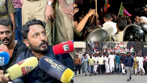 പാലക്കാട് ബിജെപി - യൂത്ത് കോൺഗ്രസ് സംഘർഷം: ഇരുപാർട്ടിയിലെയും ജില്ലാ നേതാക്കള് ഉള്പ്പെടെയുള്ളവർക്കെതിരെ കേസ്