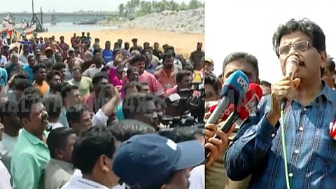 പൊലീസ് ഗോ ബാക്ക്! മുതലപ്പൊഴിയിലെ പൊഴി മുറിക്കുന്നതിനെതിരെ വൻ പ്രതിഷേധവുമായി മത്സ്യത്തൊഴിലാളികൾ