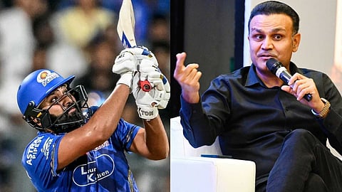 "വിരമിക്കാൻ കാലമായി, ഇനി ആര് ഉപദേശിക്കാനാണ്"; രോഹിത് ശർമയെ കടന്നാക്രമിച്ച് സെവാഗ്