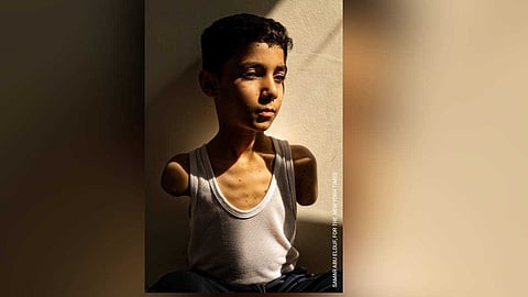 മഹ്മൂദ് അജ്ജൂർ, ഒമ്പത് വയസ് ഫോട്ടോ: സമർ അബു എലൂഫ്