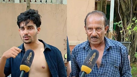 മർദനമേറ്റ മുഹമ്മദ് സെയ്ദും അച്ഛൻ നാസറും